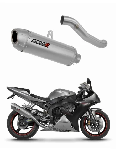 Silencieux slip-on Dominator S6 pour Yamaha YZF R1 1000 RN09 (2002-2003)