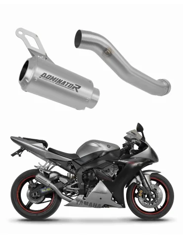 Silencieux slip-on Dominator GPS pour Yamaha YZF R1 1000 RN09 (2002-2003)