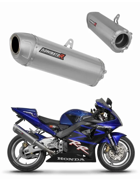 Silencieux bolt-on Dominator S6 pour Honda CBR 954 (2002-2003)