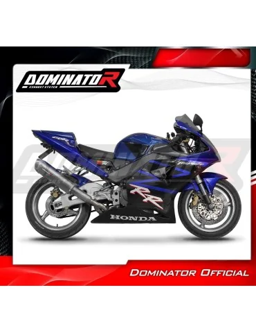 Silencieux bolt-on Dominator S6 pour Honda CBR 954 (2002-2003)