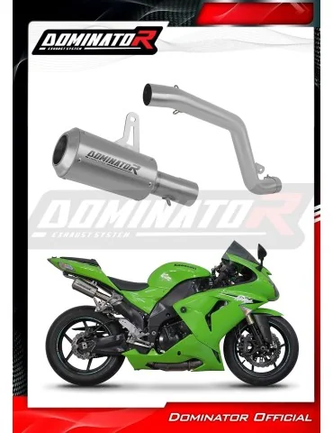 Silencieux slip-on Dominator GPS pour Kawasaki ZX10R (2006-2007) - réf. KA090DCSAT