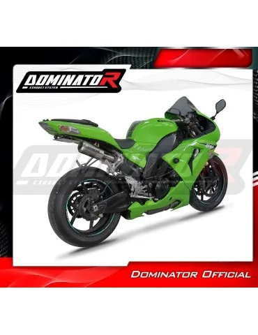 Silencieux slip-on Dominator GPS pour Kawasaki ZX10R (2006-2007) - réf. KA090DCSAT