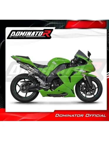 Silencieux slip-on Dominator GPS pour Kawasaki ZX10R (2006-2007) - réf. KA090DCSAT
