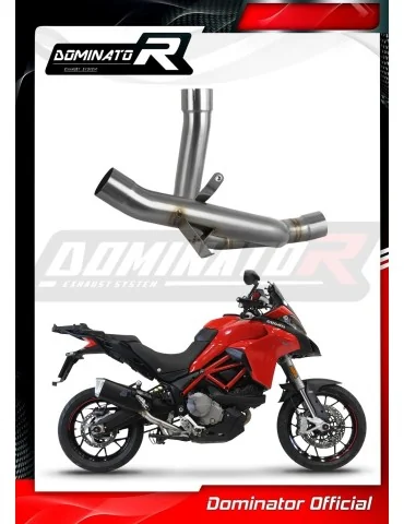 Tube central de liaison inox Dominator pour Ducati Multistrada 950 / 950 S (2017-2020)