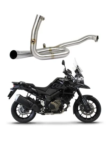 Tube central de liaison inox Dominator pour Suzuki DL 1050 V-Strom / XT (2020-2024)