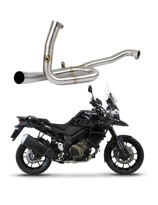 Tube central de liaison inox Dominator pour Suzuki DL 1050 V-Strom / XT (2020-2024)