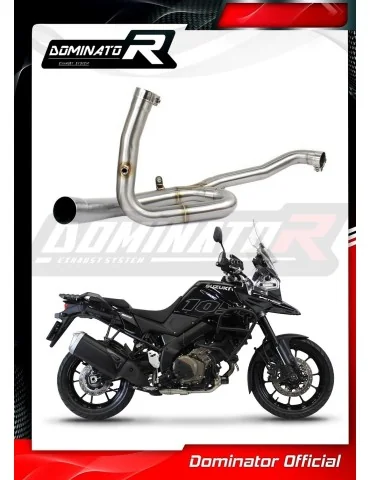 Tube central de liaison inox Dominator pour Suzuki DL 1050 V-Strom / XT (2020-2024)