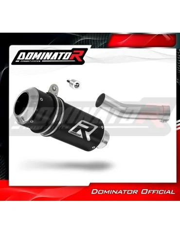Silencieux slip-on Dominator GP Noir pour Triumph Street Triple 675 R / S / RS (2013-2016)