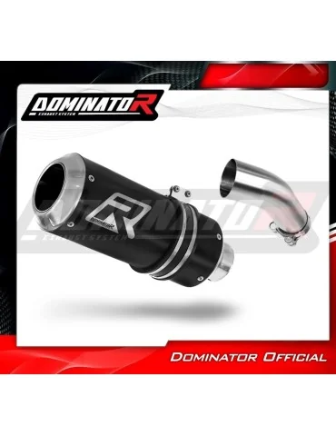 Silencieux slip-on Dominator GP Noir pour Suzuki GSXR 750 L1 L7 (2011-2017)