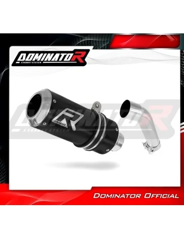 Silencieux slip-on Dominator GP Noir pour Suzuki GSR 750 (2011-2016)