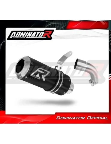 Silencieux slip-on Dominator GP Noir pour Suzuki SV 650 (2016-2023)