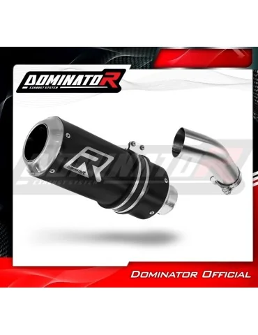 Silencieux slip-on Dominator GP Noir pour Suzuki GSXR 600 L1 L7 (2011-2017)