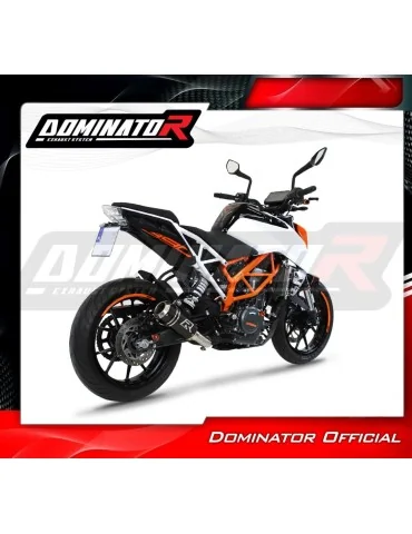 Silencieux slip-on Dominator GP Noir pour KTM 390 Duke (2017-2020)