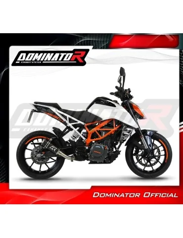 Silencieux slip-on Dominator GP Noir pour KTM 390 Duke (2017-2020)