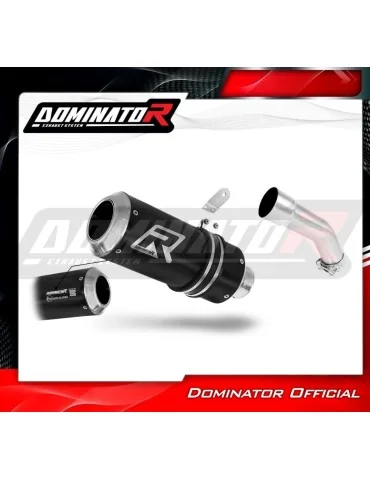 Silencieux slip-on homologué Dominator GP Noir pour Kawasaki ZX10R (2008-2010)