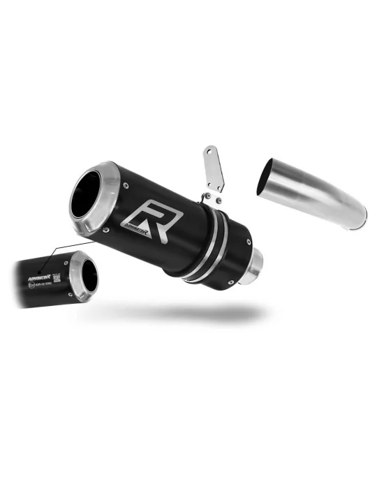 Silencieux slip-on homologué Dominator GP Noir pour Kawasaki Versys 1000 (2019-2024)