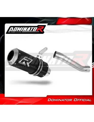 Silencieux slip-on Dominator GP Noir pour Ducati Monster 821 (2018-2021)
