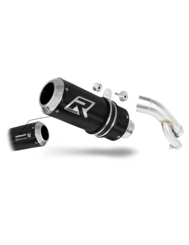 Silencieux slip-on homologué Dominator GP Noir pour BMW S1000R (2017-2020)
