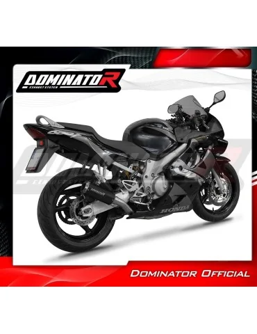 Silencieux slip-on Dominator GP Noir pour Honda CBR 600 F4i (2001-2006)