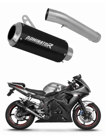 Silencieux slip-on Dominator GP Noir pour Yamaha YZF R6 (2003-2005)