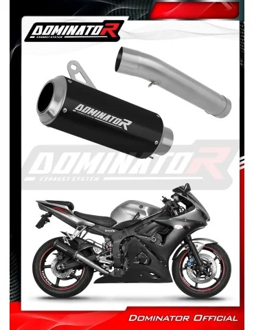 Silencieux slip-on Dominator GP Noir pour Yamaha YZF R6 (2003-2005)