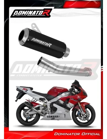 Silencieux slip-on Dominator GP Noir pour Yamaha YZF R1 1000 RN04 (2000-2001)