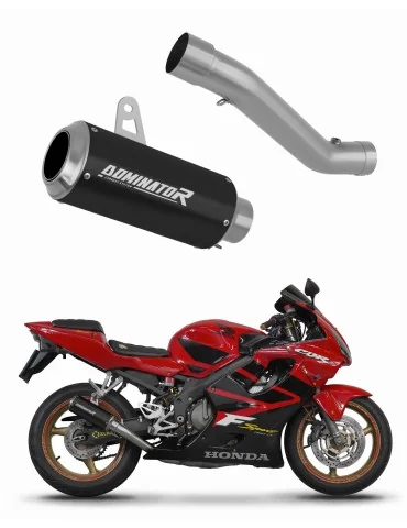 Silencieux slip-on Dominator GP Noir pour Honda CBR 600 F4i Sport (2001-2006)