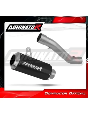Silencieux slip-on Dominator GP Noir pour Honda CBR 600 F4i Sport (2001-2006)
