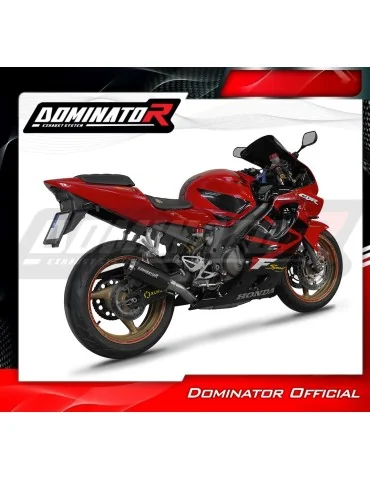 Silencieux slip-on Dominator GP Noir pour Honda CBR 600 F4i Sport (2001-2006)
