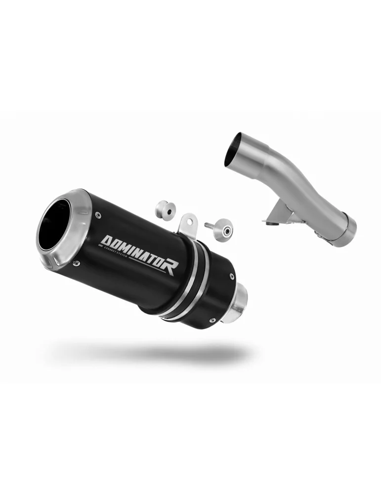 Silencieux slip-on Dominator GP Noir pour Honda CBF 600 (2004-2007)