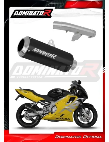 Silencieux slip-on Dominator GP Noir pour Honda CBR 600 F4 (1999-2000)