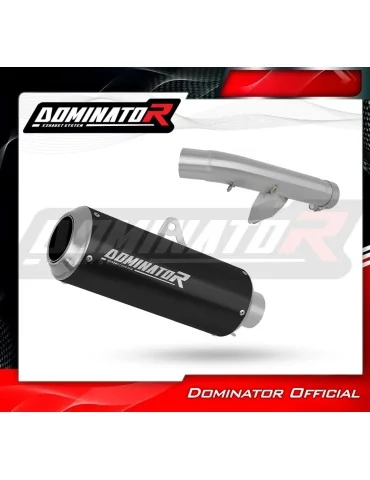 Silencieux slip-on Dominator GP Noir pour Honda CBR 600 F4 (1999-2000)
