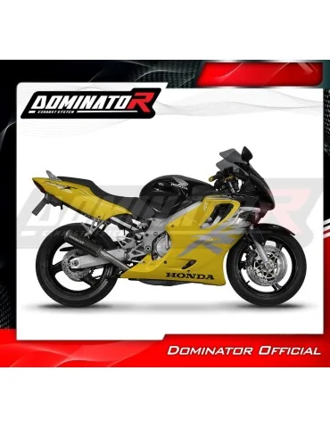 Silencieux slip-on Dominator GP Noir pour Honda CBR 600 F4 (1999-2000)