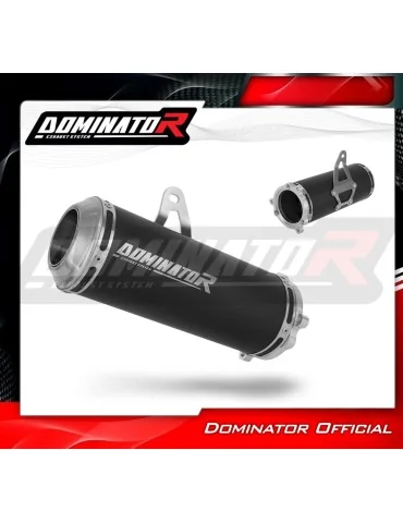 Silencieux bolt-on Dominator GP Noir pour Honda CBR 954 (2002-2003)