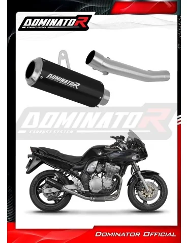 Silencieux slip-on Dominator GP Noir pour Suzuki GSF Bandit N / S 600 (1995-1999)