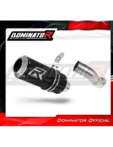 Silencieux slip-on homologué Dominator GP Noir pour Kawasaki Z 900 A2 (2017-2019)