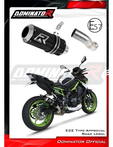 Silencieux slip-on homologué Dominator GP Noir pour Kawasaki Z 900 A2 (2020-2024)