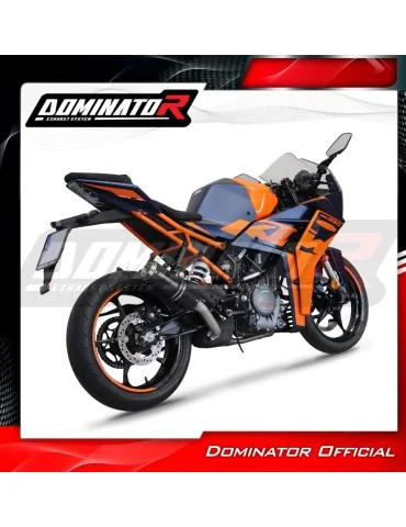 Silencieux slip-on Dominator GP Noir pour KTM RC 390 (2022-2024)