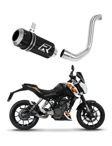 Silencieux slip-on Dominator GP Noir pour KTM 125 Duke (2012-2016)