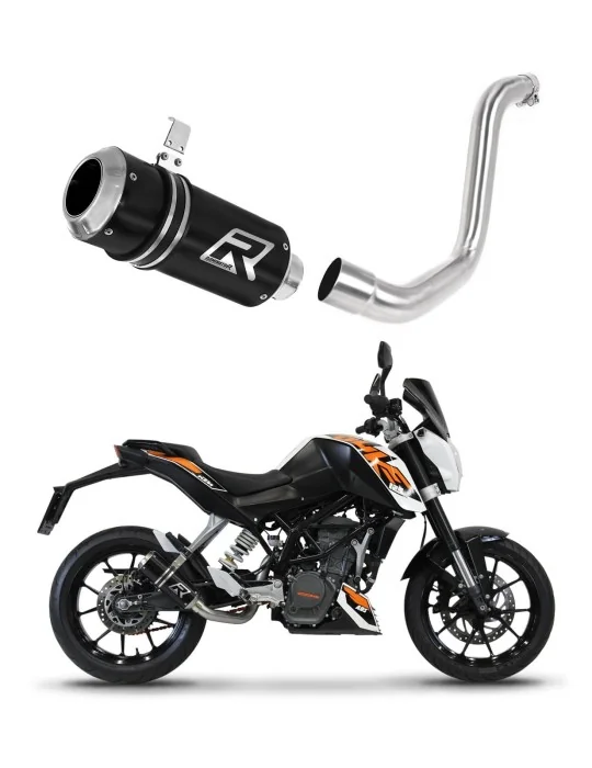 Silencieux slip-on Dominator GP Noir pour KTM 125 Duke (2012-2016)
