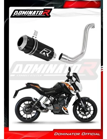 Silencieux slip-on Dominator GP Noir pour KTM 125 Duke (2012-2016)