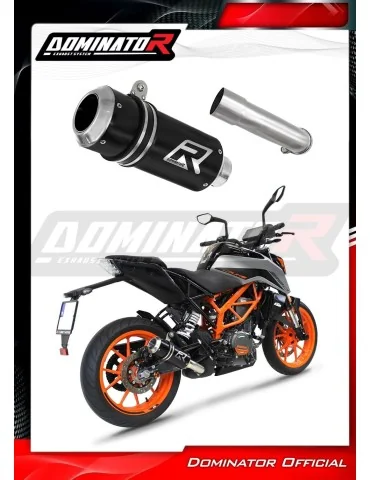Silencieux slip-on Dominator GP Noir pour KTM 390 Duke (2021-2023)