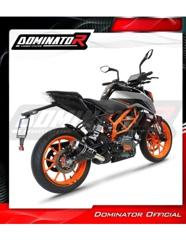 Silencieux slip-on Dominator GP Noir pour KTM 390 Duke (2021-2023)