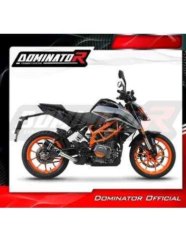 Silencieux slip-on Dominator GP Noir pour KTM 390 Duke (2021-2023)