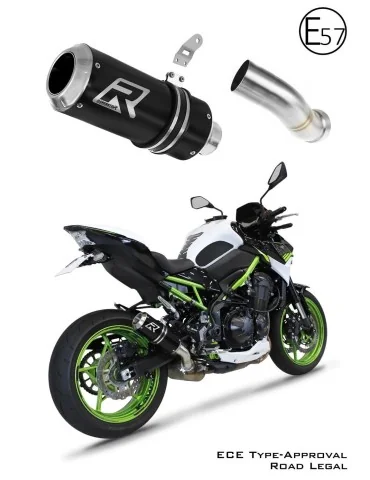 Silencieux slip-on homologué Dominator GP Noir pour Kawasaki Z 900 (2020-2024)