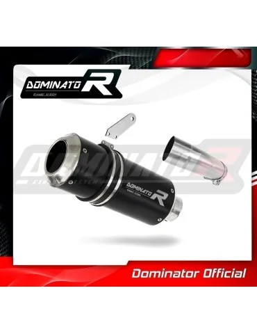 Silencieux slip-on homologué Dominator GP Noir pour Yamaha FZ 8 N / FZ8 S Fazer (2010-2016)