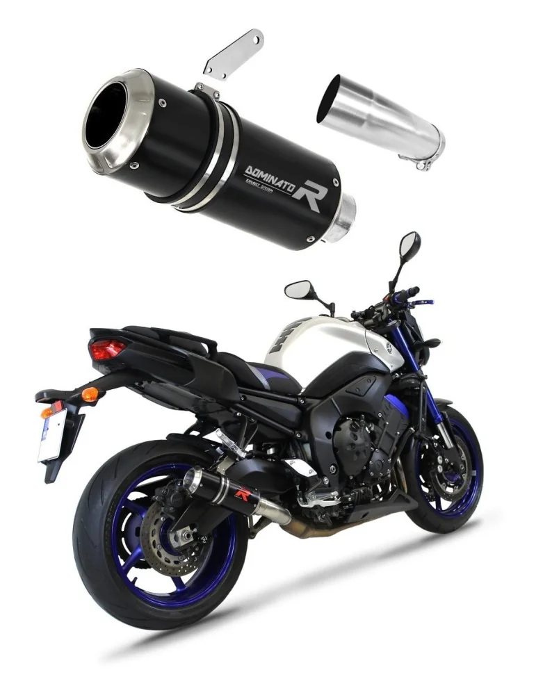 Silencieux slip-on Dominator GP Noir pour Yamaha FZ8 Fazer (2010-2016)
