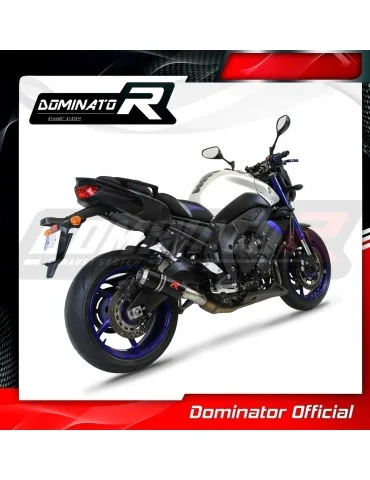 Silencieux slip-on Dominator GP Noir pour Yamaha FZ8 Fazer (2010-2016)