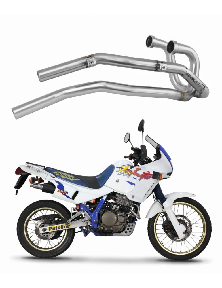 Collecteur d'échappement inox Dominator pour Honda NX 650 Dominator RD02 (1988-1994)