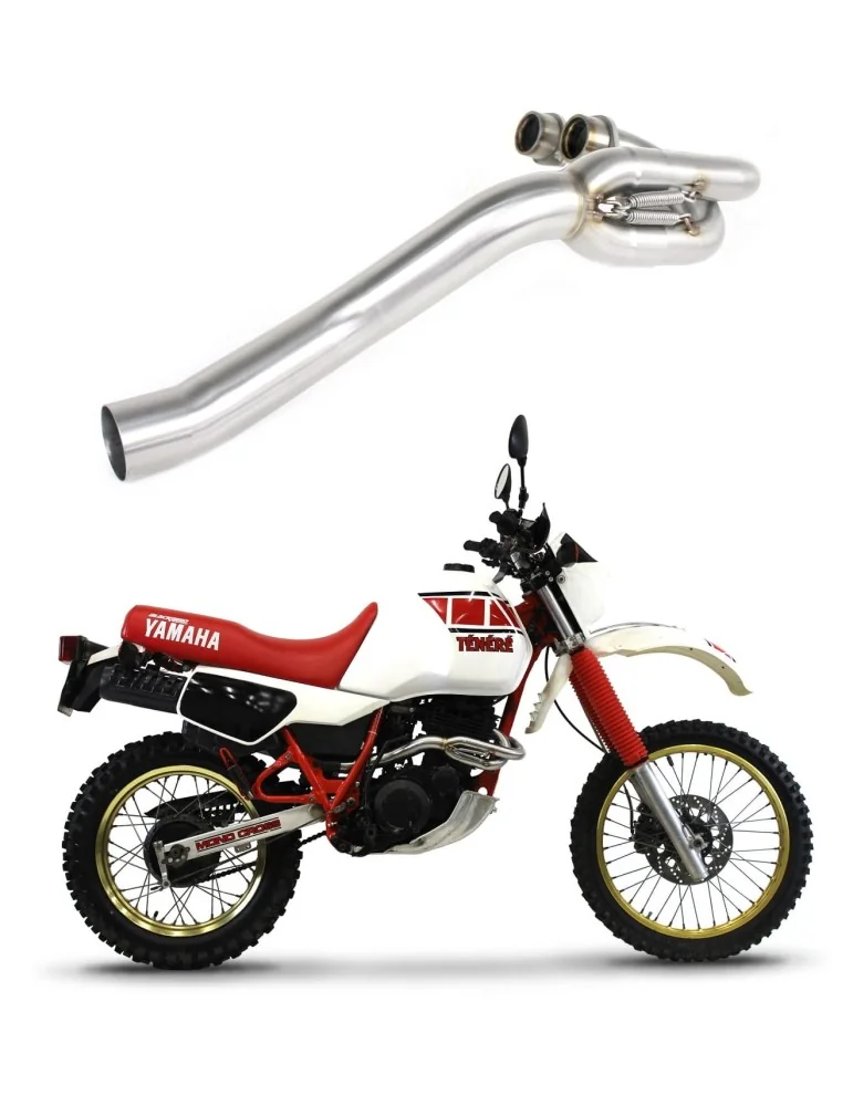 Collecteur d'échappement inox Dominator pour Yamaha XT 600 Tenere (1987-1989)